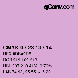 Color code: CMYK 0 / 23 / 3 / 14 | qconv.com