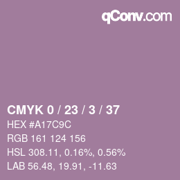 Color code: CMYK 0 / 23 / 3 / 37 | qconv.com