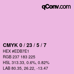 Color code: CMYK 0 / 23 / 5 / 7 | qconv.com