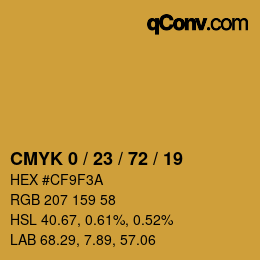 Color code: CMYK 0 / 23 / 72 / 19 | qconv.com
