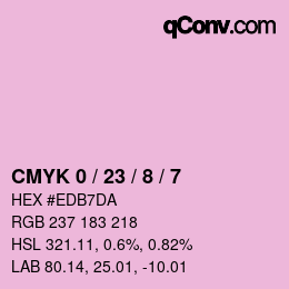 Color code: CMYK 0 / 23 / 8 / 7 | qconv.com