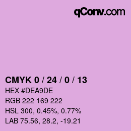 Color code: CMYK 0 / 24 / 0 / 13 | qconv.com