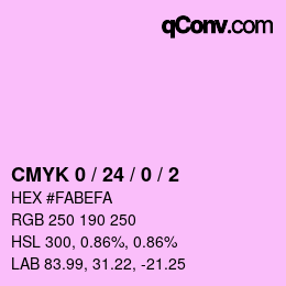 Color code: CMYK 0 / 24 / 0 / 2 | qconv.com