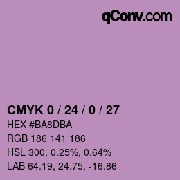 Color code: CMYK 0 / 24 / 0 / 27 | qconv.com