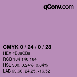 Color code: CMYK 0 / 24 / 0 / 28 | qconv.com