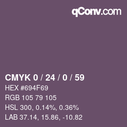 Color code: CMYK 0 / 24 / 0 / 59 | qconv.com