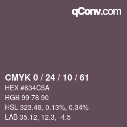 颜色代码: CMYK 0 / 24 / 10 / 61 | qconv.com