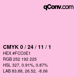 Color code: CMYK 0 / 24 / 11 / 1 | qconv.com