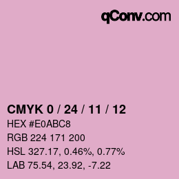 Color code: CMYK 0 / 24 / 11 / 12 | qconv.com