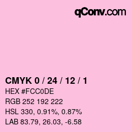 Color code: CMYK 0 / 24 / 12 / 1 | qconv.com