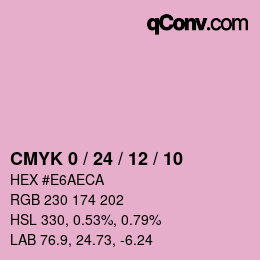 Color code: CMYK 0 / 24 / 12 / 10 | qconv.com
