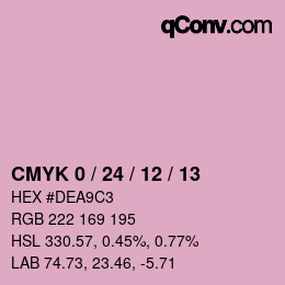 Color code: CMYK 0 / 24 / 12 / 13 | qconv.com