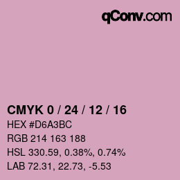 颜色代码: CMYK 0 / 24 / 12 / 16 | qconv.com