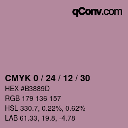 Color code: CMYK 0 / 24 / 12 / 30 | qconv.com