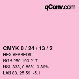 Color code: CMYK 0 / 24 / 13 / 2 | qconv.com