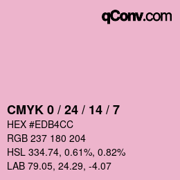 Color code: CMYK 0 / 24 / 14 / 7 | qconv.com