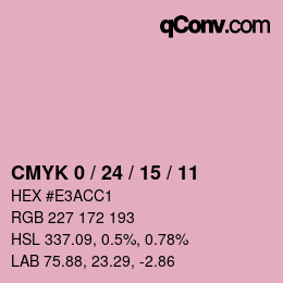 Color code: CMYK 0 / 24 / 15 / 11 | qconv.com