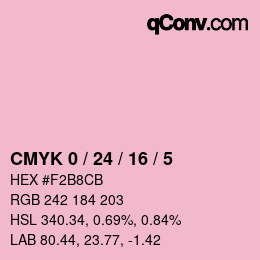 Color code: CMYK 0 / 24 / 16 / 5 | qconv.com