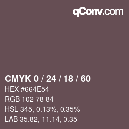 Color code: CMYK 0 / 24 / 18 / 60 | qconv.com