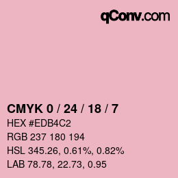 Color code: CMYK 0 / 24 / 18 / 7 | qconv.com