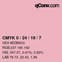 Color code: CMYK 0 / 24 / 19 / 7 | qconv.com