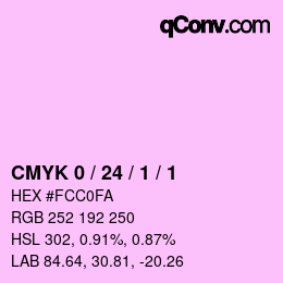 Color code: CMYK 0 / 24 / 1 / 1 | qconv.com