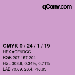 Color code: CMYK 0 / 24 / 1 / 19 | qconv.com