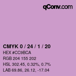 Color code: CMYK 0 / 24 / 1 / 20 | qconv.com