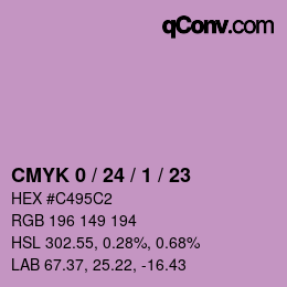 Color code: CMYK 0 / 24 / 1 / 23 | qconv.com