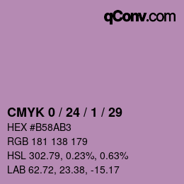 Color code: CMYK 0 / 24 / 1 / 29 | qconv.com