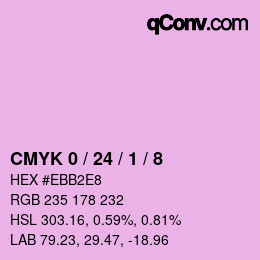 Color code: CMYK 0 / 24 / 1 / 8 | qconv.com