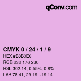 Color code: CMYK 0 / 24 / 1 / 9 | qconv.com