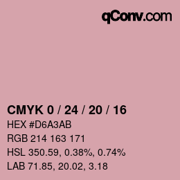 Color code: CMYK 0 / 24 / 20 / 16 | qconv.com