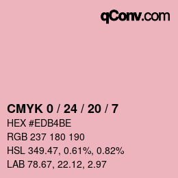 Color code: CMYK 0 / 24 / 20 / 7 | qconv.com