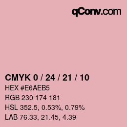 Color code: CMYK 0 / 24 / 21 / 10 | qconv.com