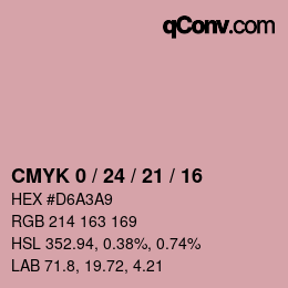 Color code: CMYK 0 / 24 / 21 / 16 | qconv.com