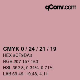 Color code: CMYK 0 / 24 / 21 / 19 | qconv.com