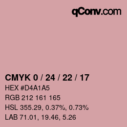 Color code: CMYK 0 / 24 / 22 / 17 | qconv.com