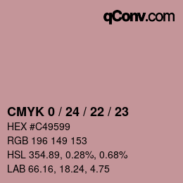 Color code: CMYK 0 / 24 / 22 / 23 | qconv.com