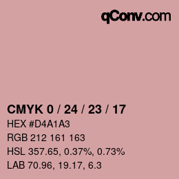 Color code: CMYK 0 / 24 / 23 / 17 | qconv.com