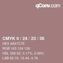 Color code: CMYK 0 / 24 / 23 / 36 | qconv.com