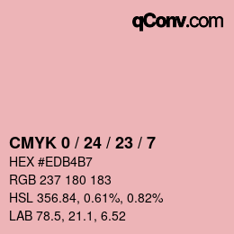 Color code: CMYK 0 / 24 / 23 / 7 | qconv.com