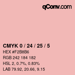 カラーコード: CMYK 0 / 24 / 25 / 5 | qconv.com