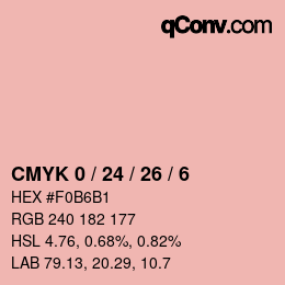 Color code: CMYK 0 / 24 / 26 / 6 | qconv.com