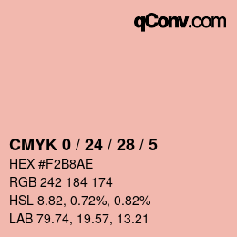 Color code: CMYK 0 / 24 / 28 / 5 | qconv.com