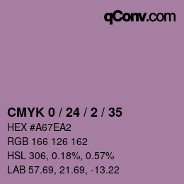 Color code: CMYK 0 / 24 / 2 / 35 | qconv.com