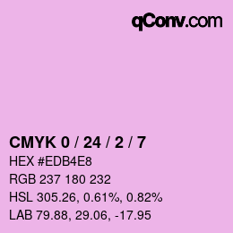 カラーコード: CMYK 0 / 24 / 2 / 7 | qconv.com