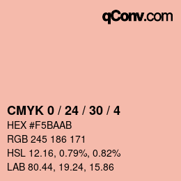 Color code: CMYK 0 / 24 / 30 / 4 | qconv.com
