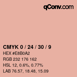 Color code: CMYK 0 / 24 / 30 / 9 | qconv.com