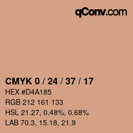 Color code: CMYK 0 / 24 / 37 / 17 | qconv.com
